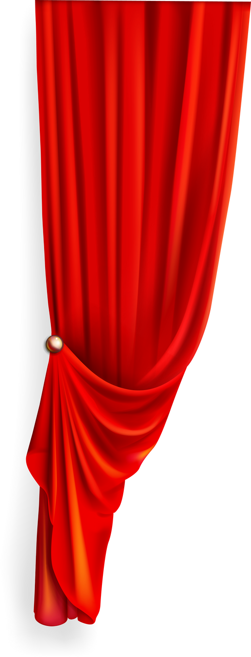 Red curtain